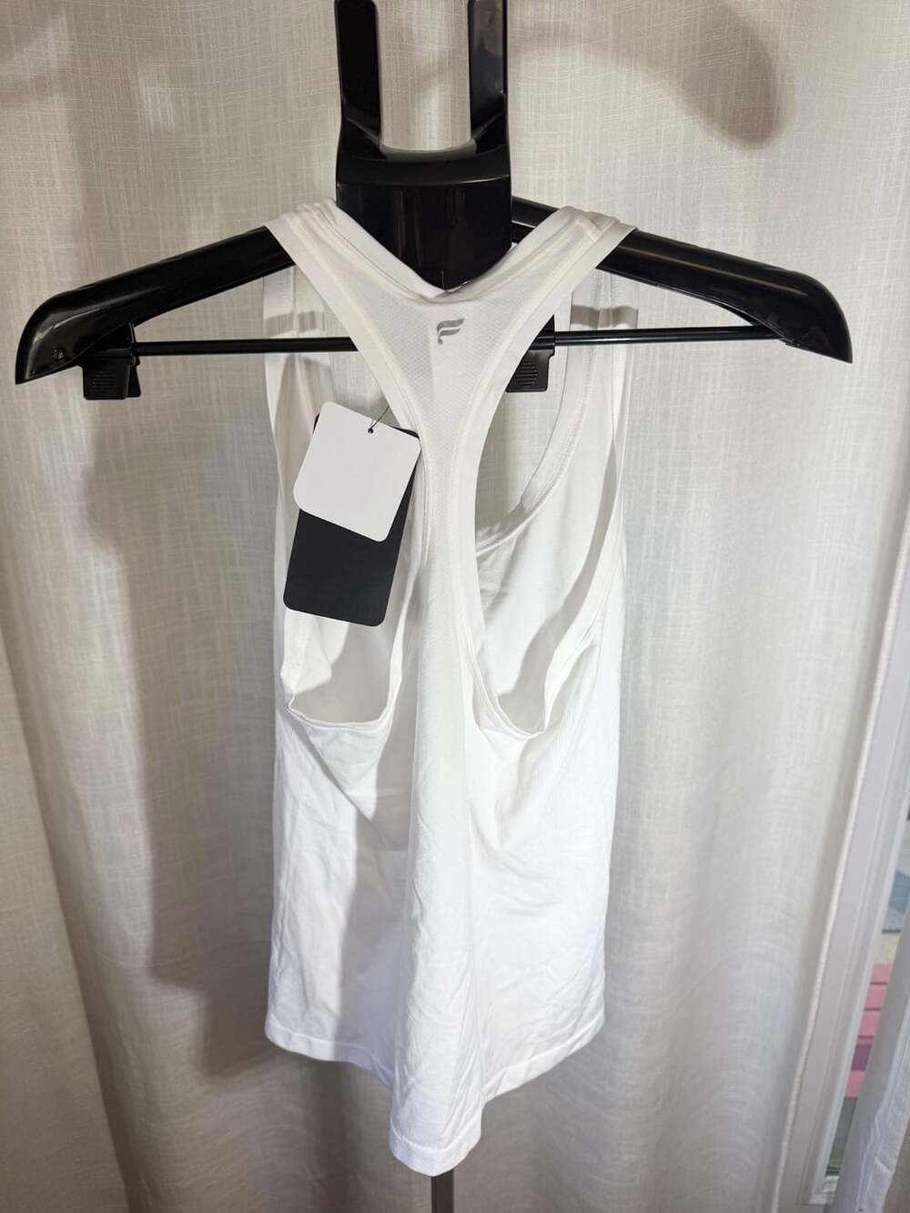 Fabletics Feather Tech+ Racerback Tank Size S White - Picture 3 of 5